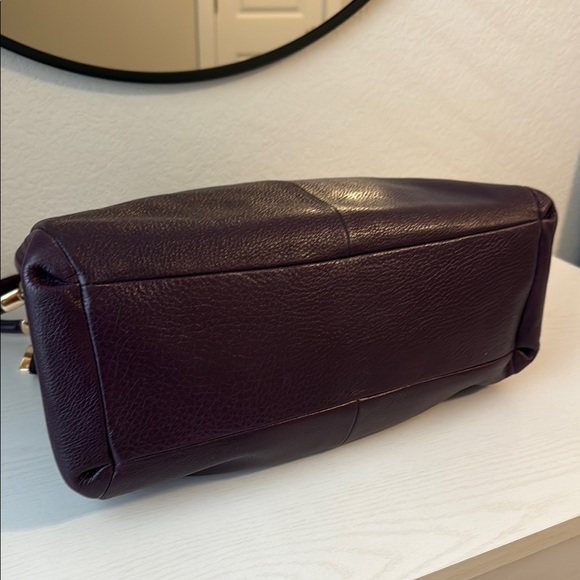 Coach Plum colored pebbled leather Madison Phoebe shoulder bag
Coach H1376-24621 - Picture 7 of 13